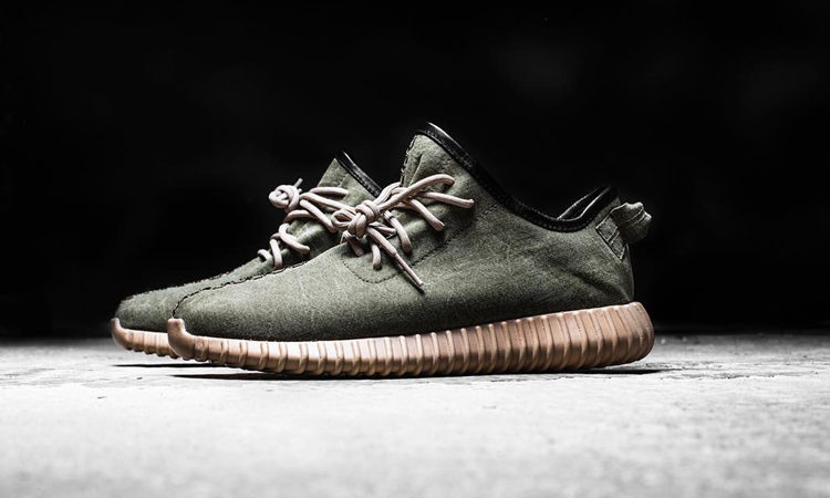 美国陆军的旧帐篷做鞋面，The Shoe Surgeon 客制版 Yeezy Boost 350