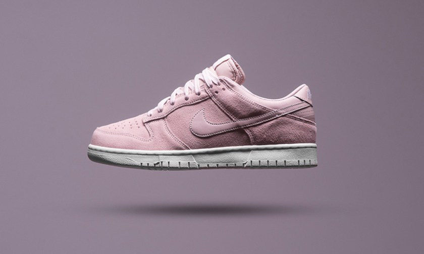 少女心炸裂！Nike 推出 Dunk Low 麂皮淡粉配色