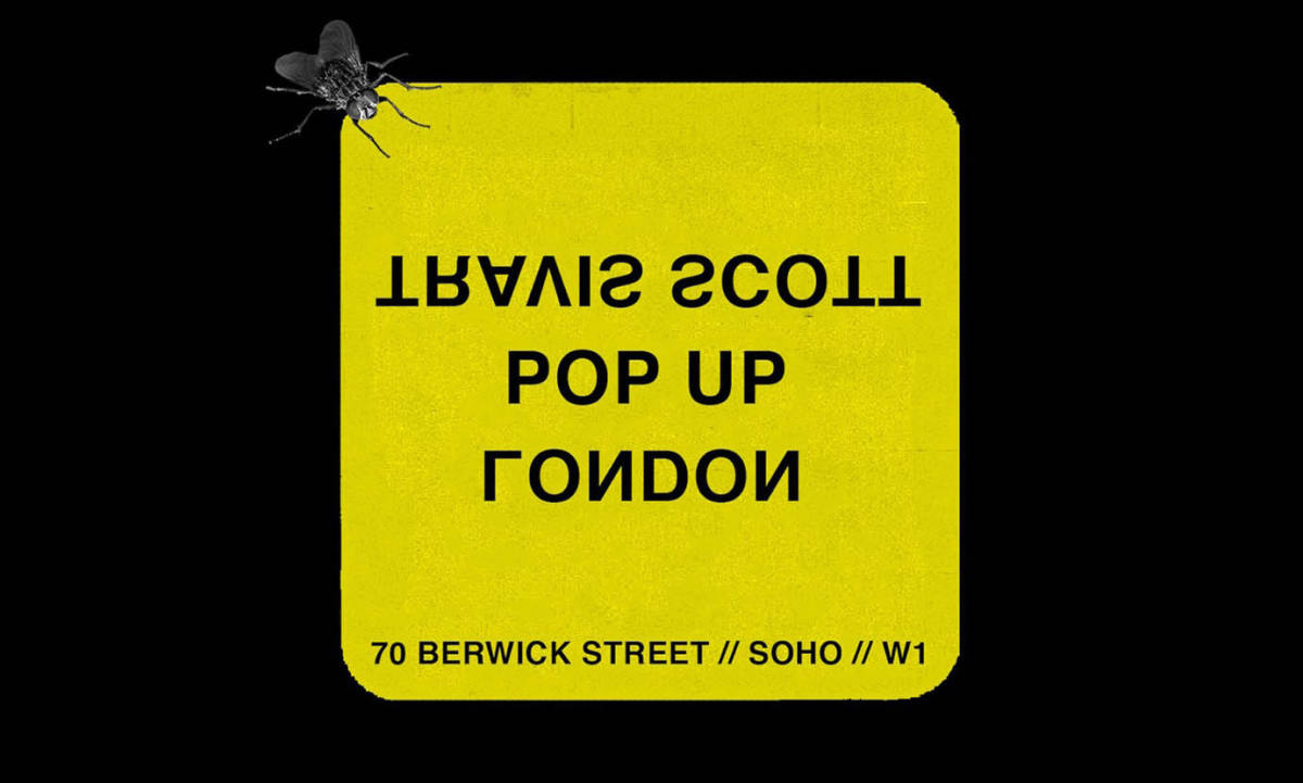 Travis Scott 将在伦敦开设 Pop-Up 店铺