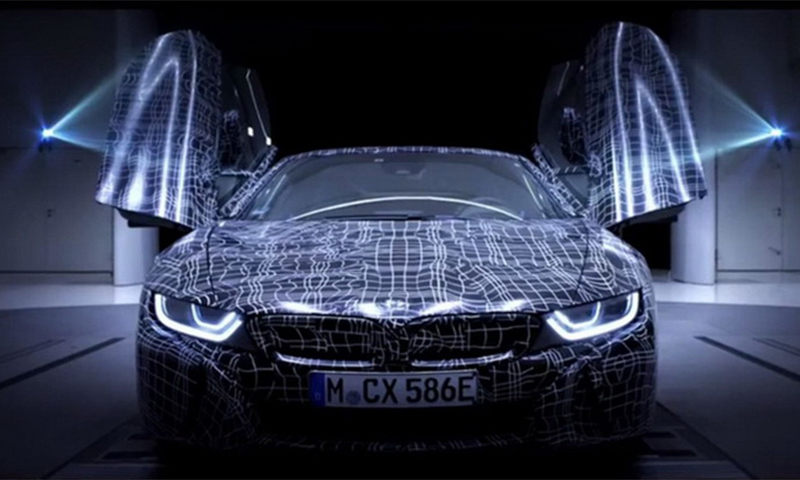 BMW 官方公布 i8 Roadster 预告片