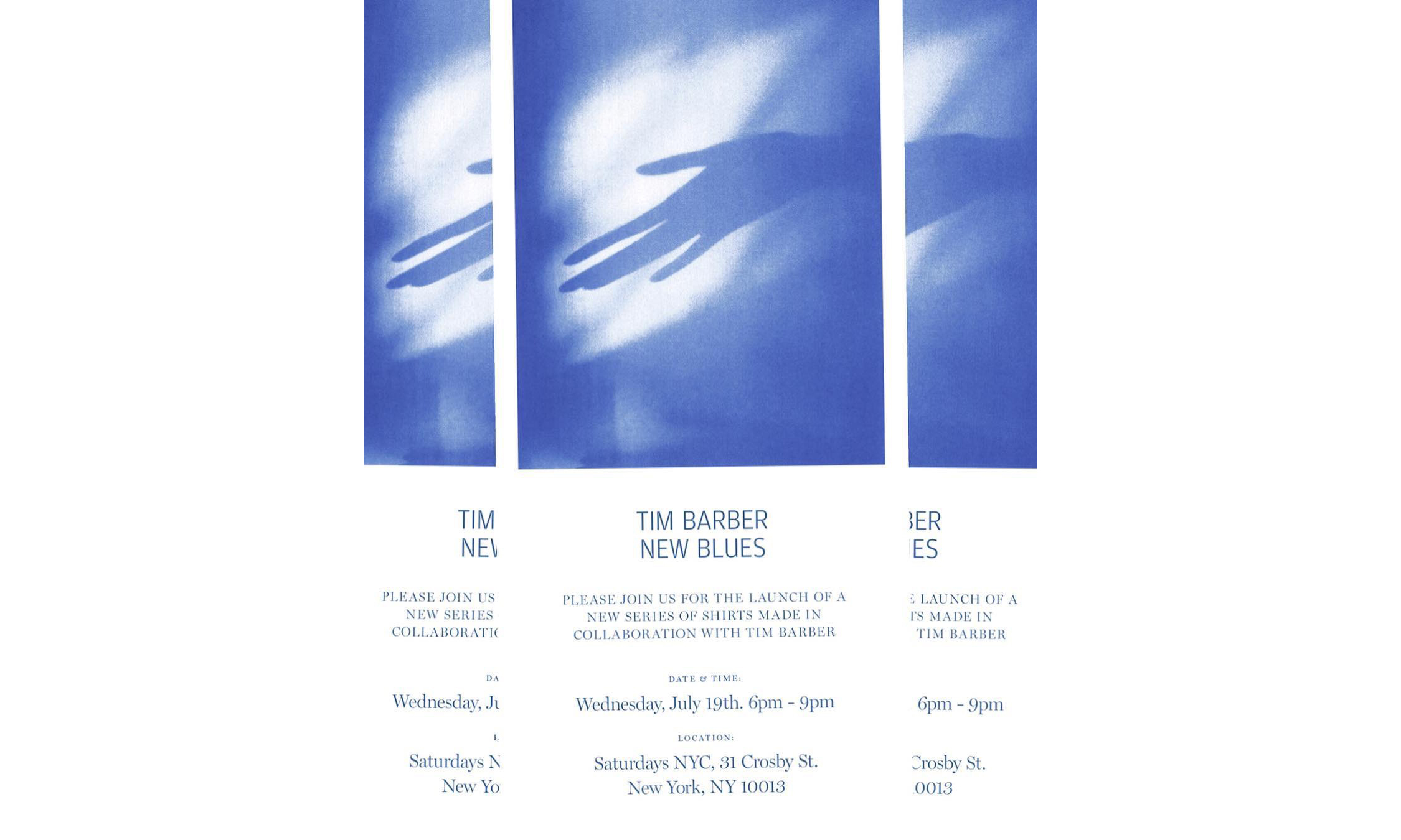 Saturdays NYC x Tim Barber 推出限定款蓝色印花系列