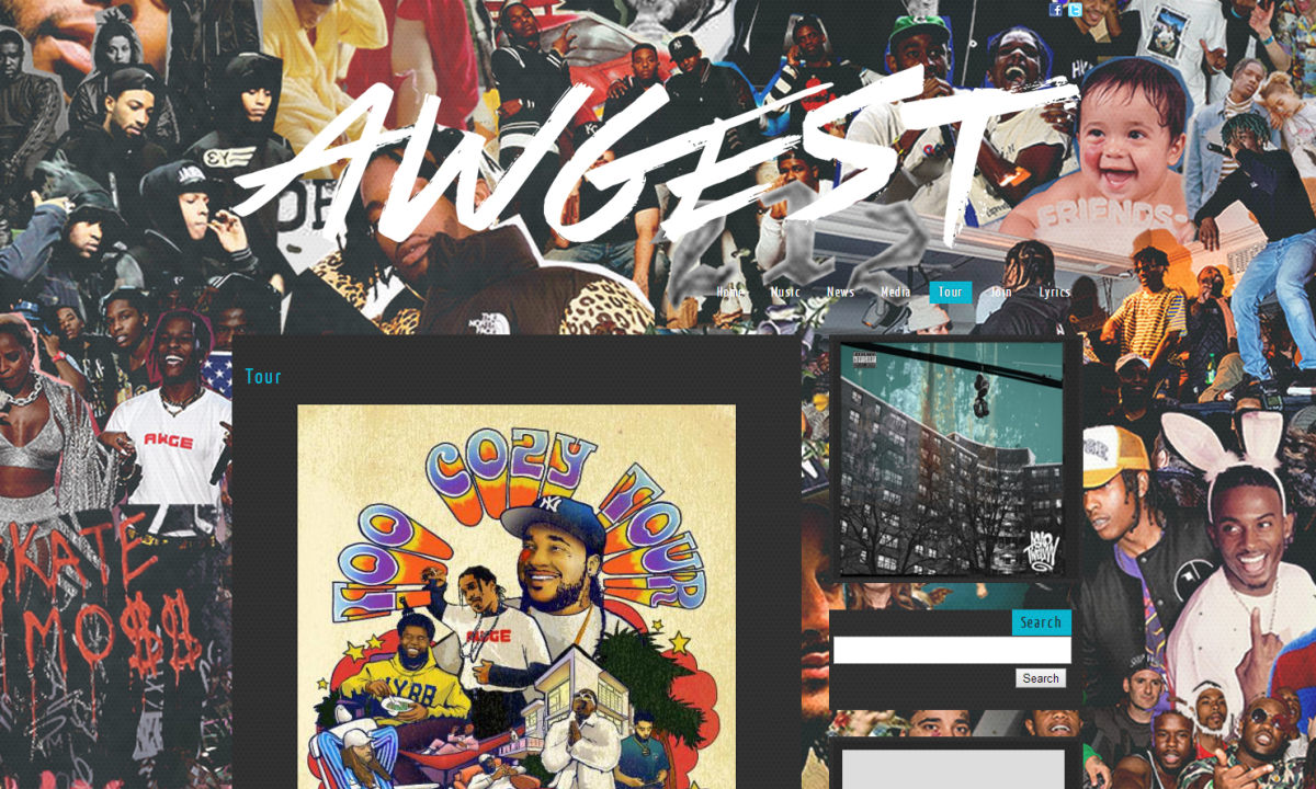 八月 AWGEST ，是你看错还是 A$AP Rocky 拼错？