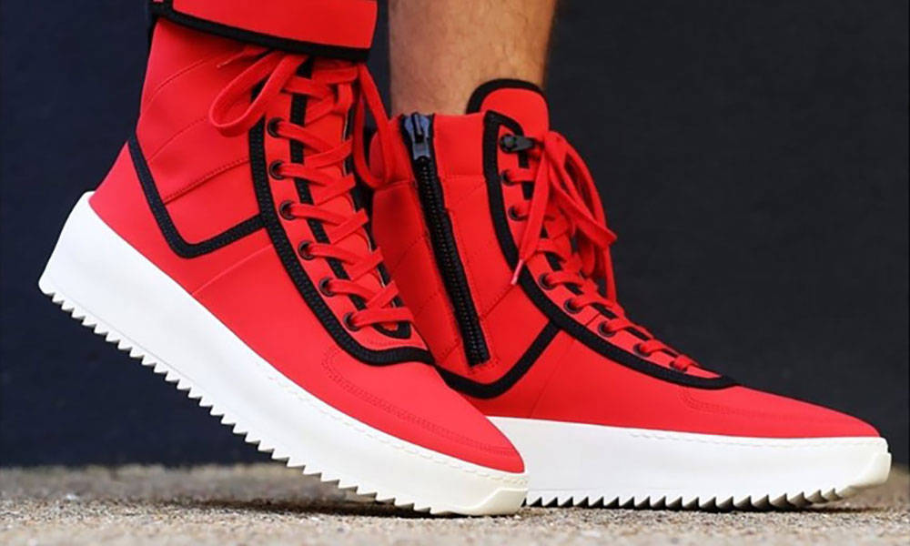 FEAR OF GOD Military Sneaker 全新配色 “Infrared” 正式登场