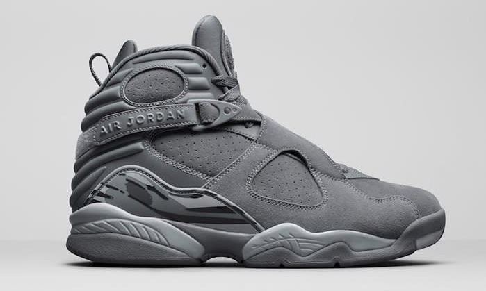 灰色诱惑！Air Jordan VIII “Cool Grey” 月底发售