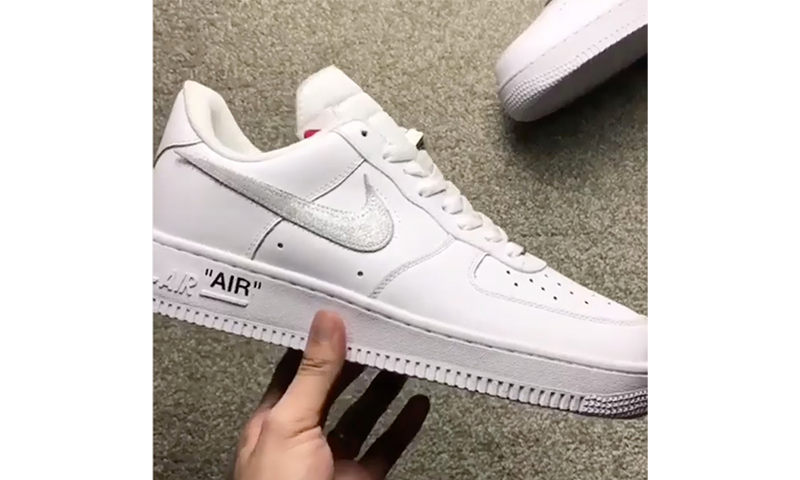 OFF-WHITE x Nike Air Force 1 Low 纯白版本近照释出