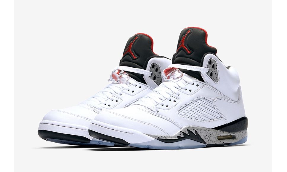 近赏 Air Jordan V 本周发售最新 “White／Cement” 配色