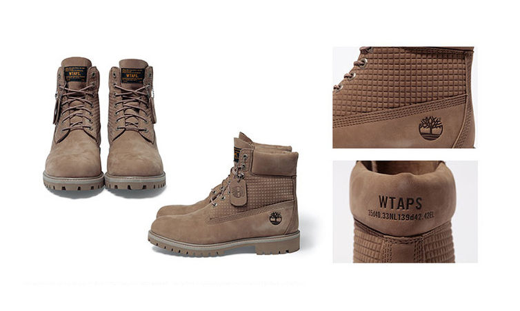 WTAPS x Timberland 秋冬联名 6 寸靴预览