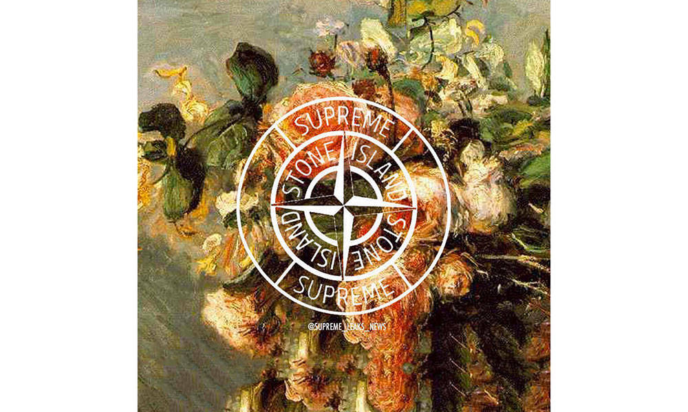 Supreme x Stone Island 的合作或将带来花卉图案