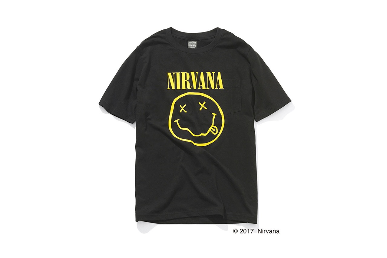 NUMBER (N)INE x Nirvana 合作推出联名 T 恤系列