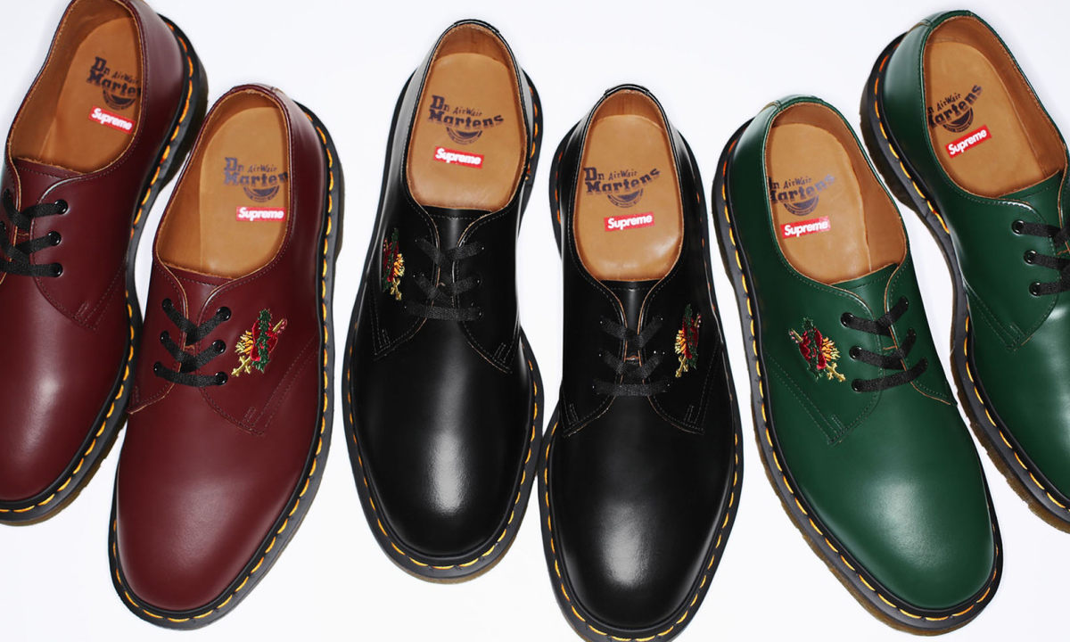 Supreme x Dr. Martens 发布 2017 秋冬系列鞋款