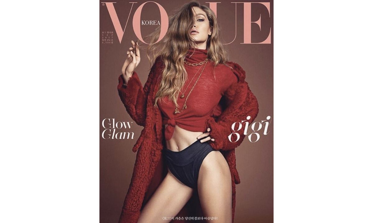双面娇娃！Gigi Hadid 登上《VOGUE》韩国版 9 月封面