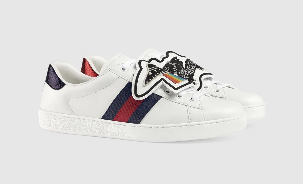 随心装饰！Gucci Ace 休闲鞋推出全新可替换魔术贴款