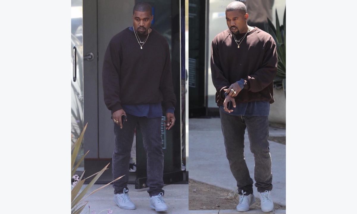 独得恩宠？侃爷亲着 Yeezy Powerphase 新配色亮相