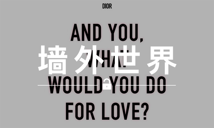 墙外世界 VOL.312 | WHAT WOULD YOU DO FOR LOVE？