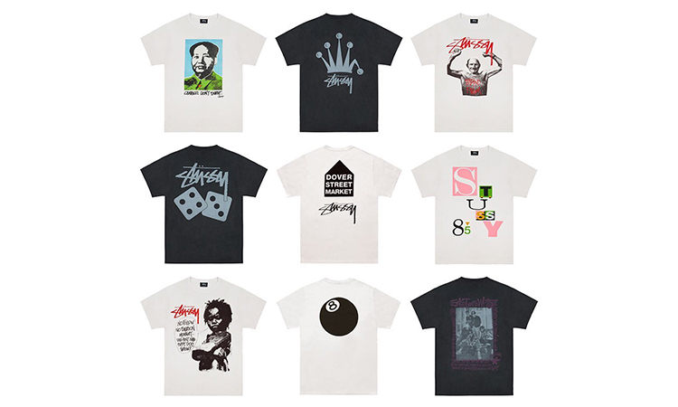 Stussy x DSM 展览限量发售 T 恤已发布