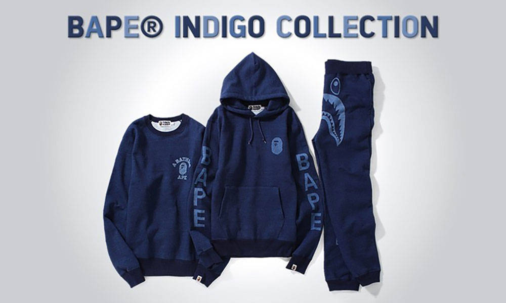A BATHING APE® “蓝染” 系列即将开卖