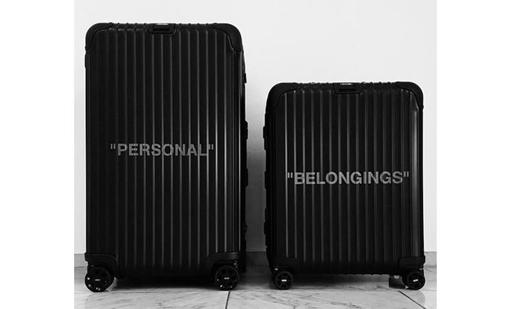 Virgil Abloh 把招牌式“说明书”风格沿用到了 Rimowa 行李箱上