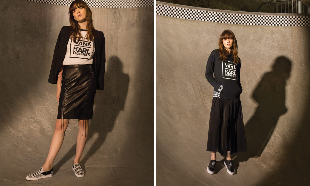 Karl Lagerfeld x Vans 联名系列 Lookbook 释出