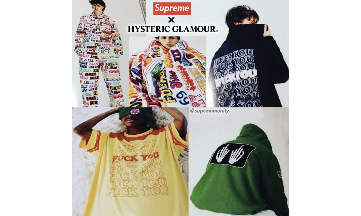 Supreme 的下一个合作对象是日本摇滚品牌 HYSTERIC GLAMOUR？