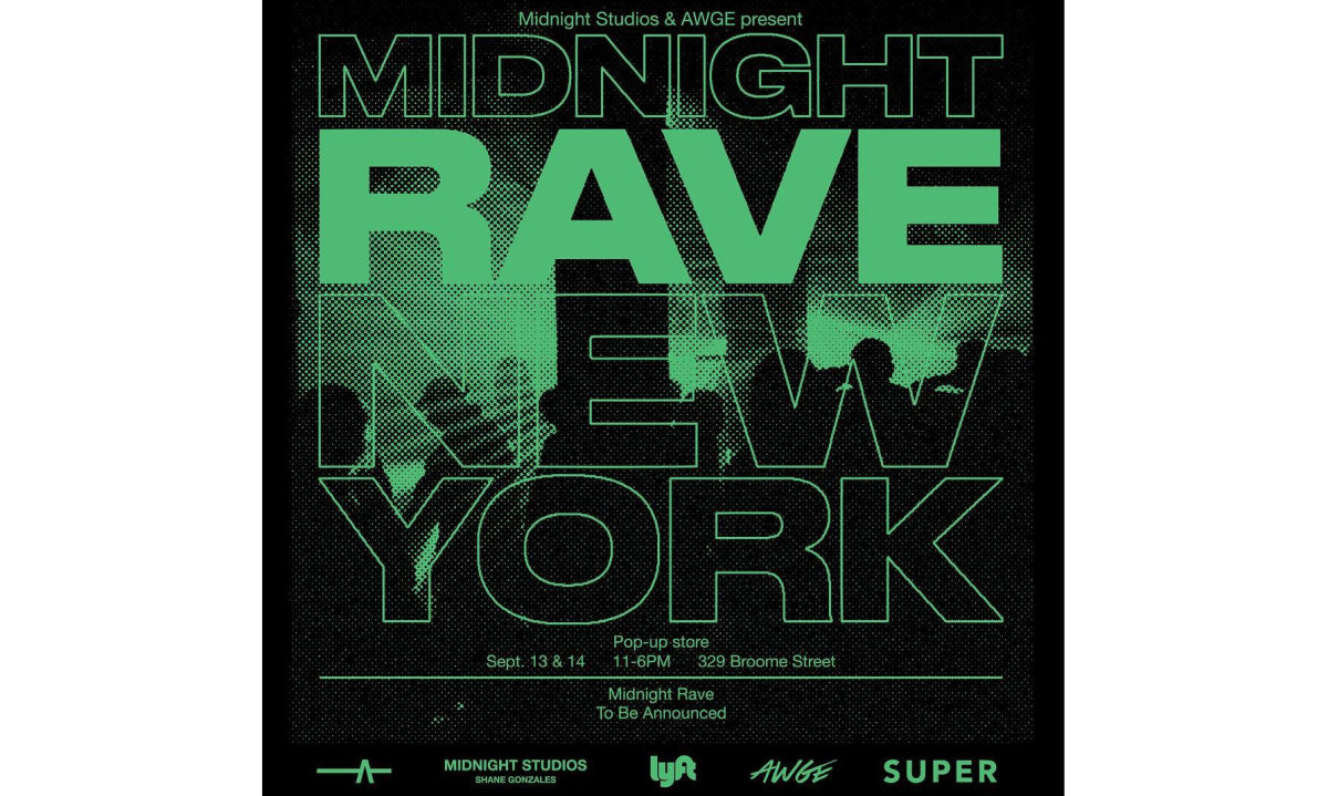 MIDNIGHT STUDIOS 携手 AWGE 展开纽约期间限定店