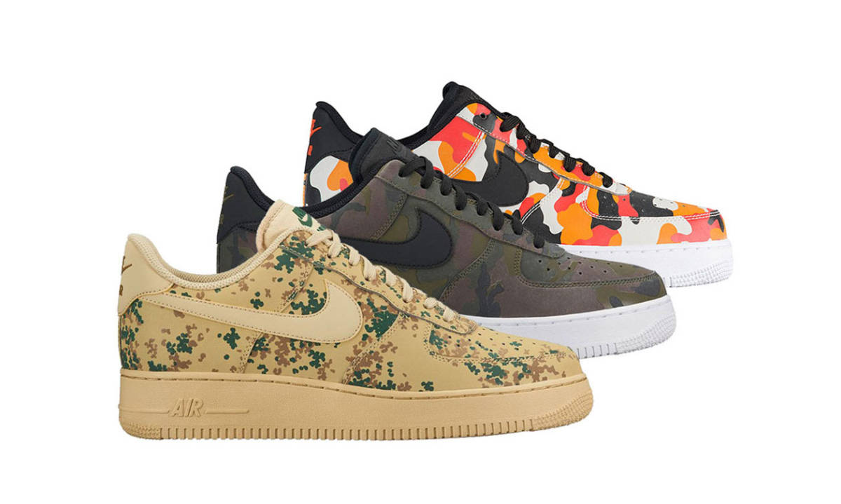 Nike 这次又为 Air Force 1 带来了新的迷彩配色