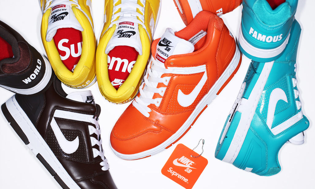 回归滑板本质，Supreme x Nike SB Air Force 2 联名系列发布
