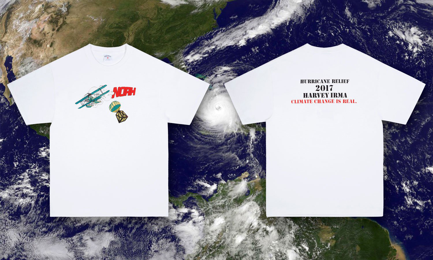 为飓风哈维灾后筹款，NOAH 发布 “HURRICANE RELIEF” T 恤