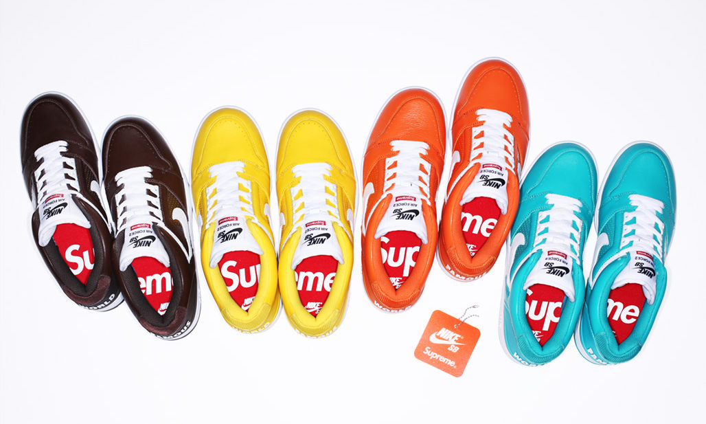 你还有一次原价入手 Supreme x Nike SB Air Force 2 的机会