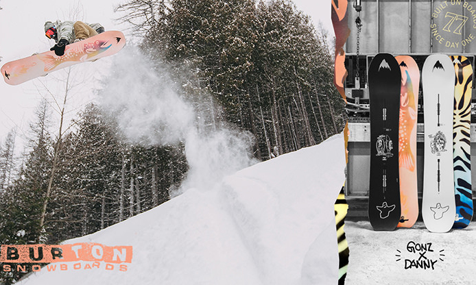 BURTON 携手滑板艺术家 Mark Gonzales 推出滑雪板