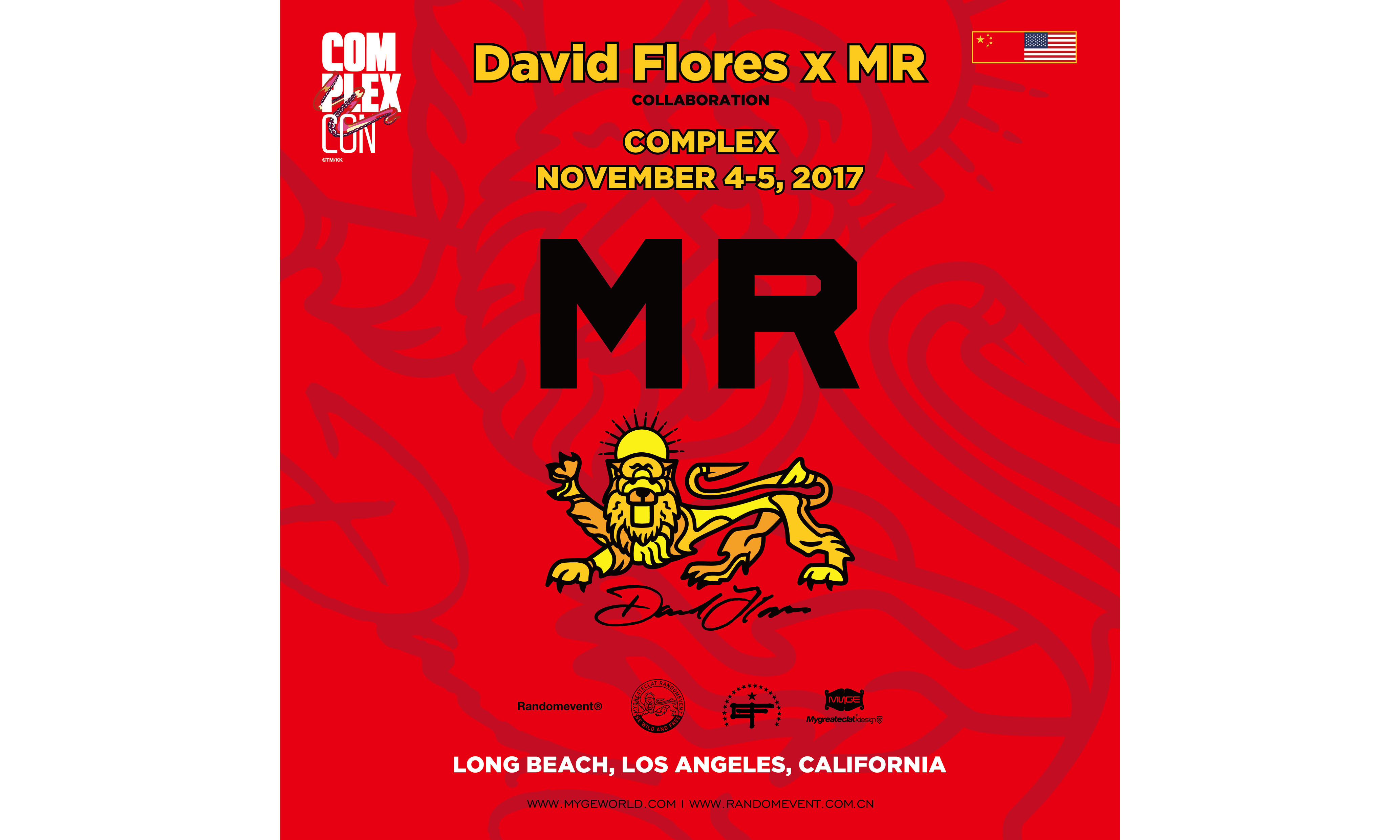 走出国门，David Flores x MR 即将于美国 ComplexCon 潮流集会首发