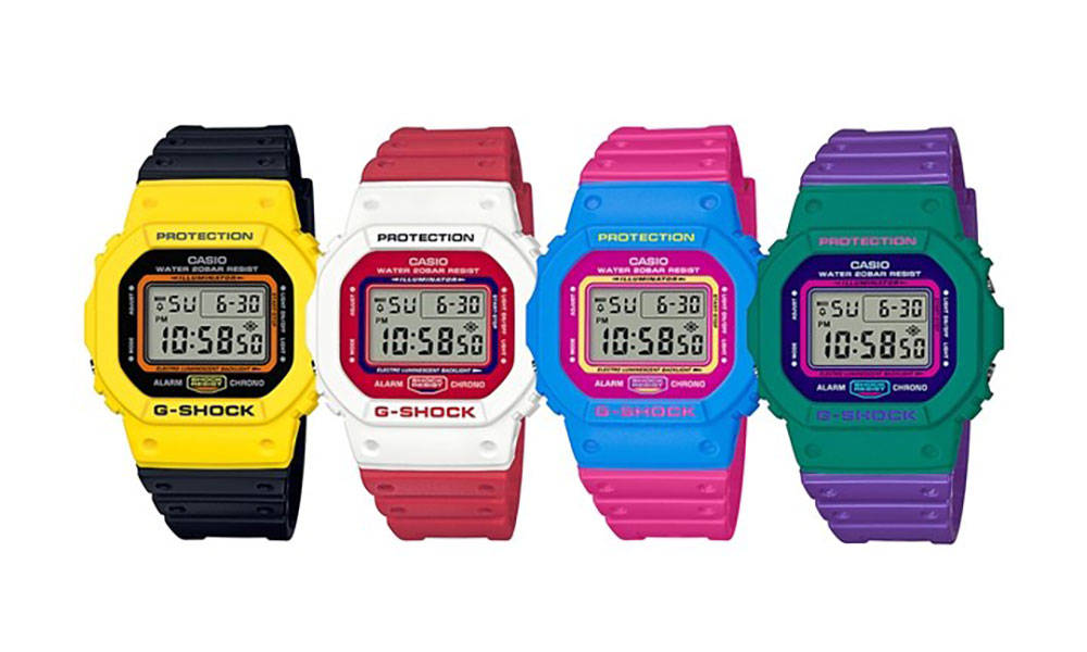 G-SHOCK 推出 “THROW BACK 1983” 别注系列表款