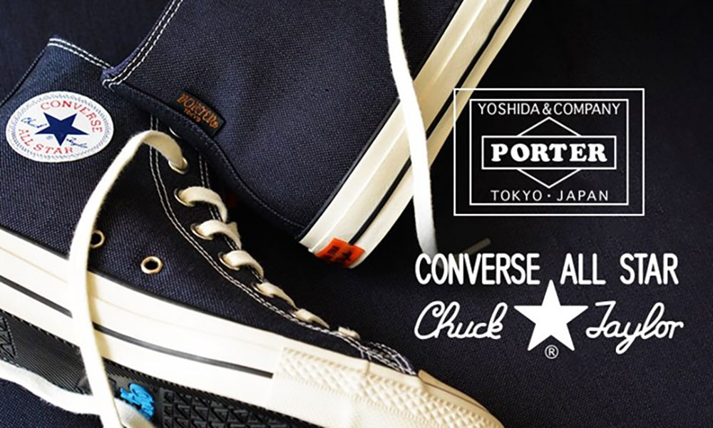 PORTER x CONVERSE 打造 ALL STAR 100 联乘鞋款