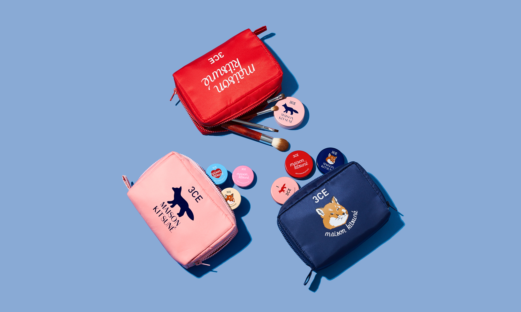 MAISON KITSUNÉ x 3CE 发布限定别注美妆产品