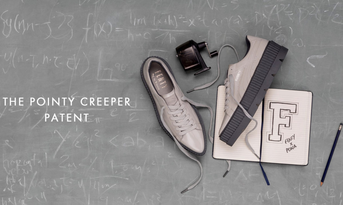 FENTY PUMA 经典 Creeper 推出尖头漆皮款