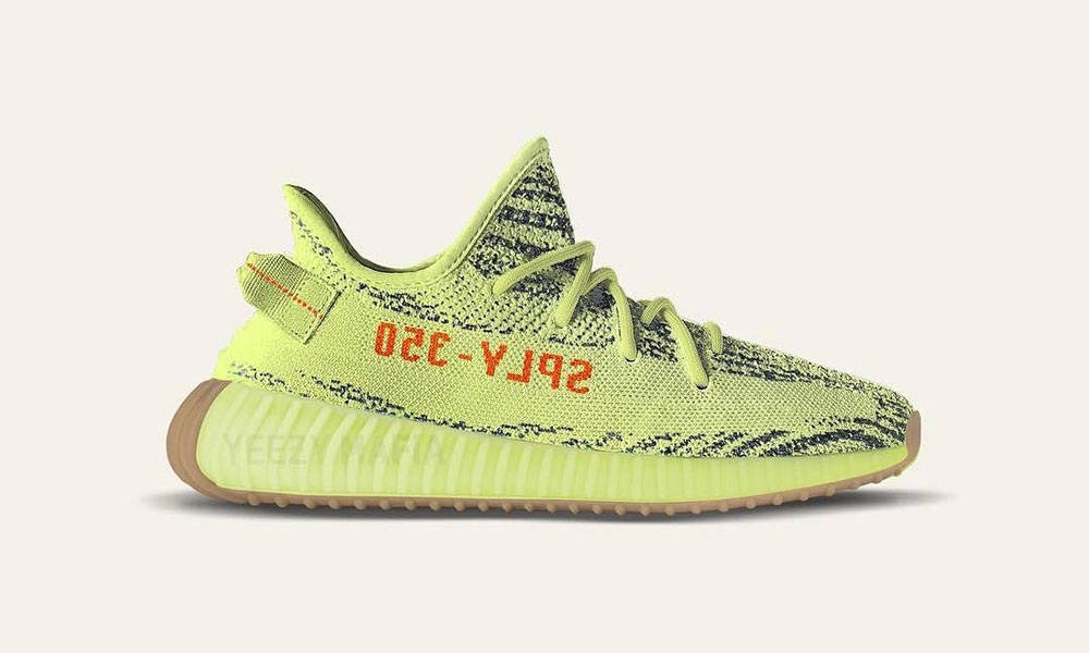 Yeezy Boost 350 V2 “Semi Frozen Yellow” 用上了生胶底？