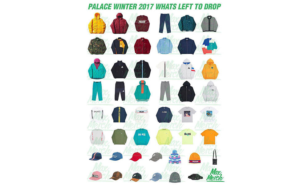 Palace Skateboard 2017 冬季第二波新品即将发售