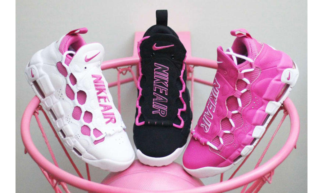 Nike 抢先推出 Air More Money 乳腺癌纪念版