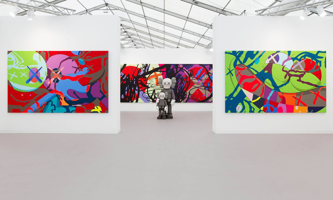KAWS 在 2017 年伦敦弗里兹艺博会展出作品一览