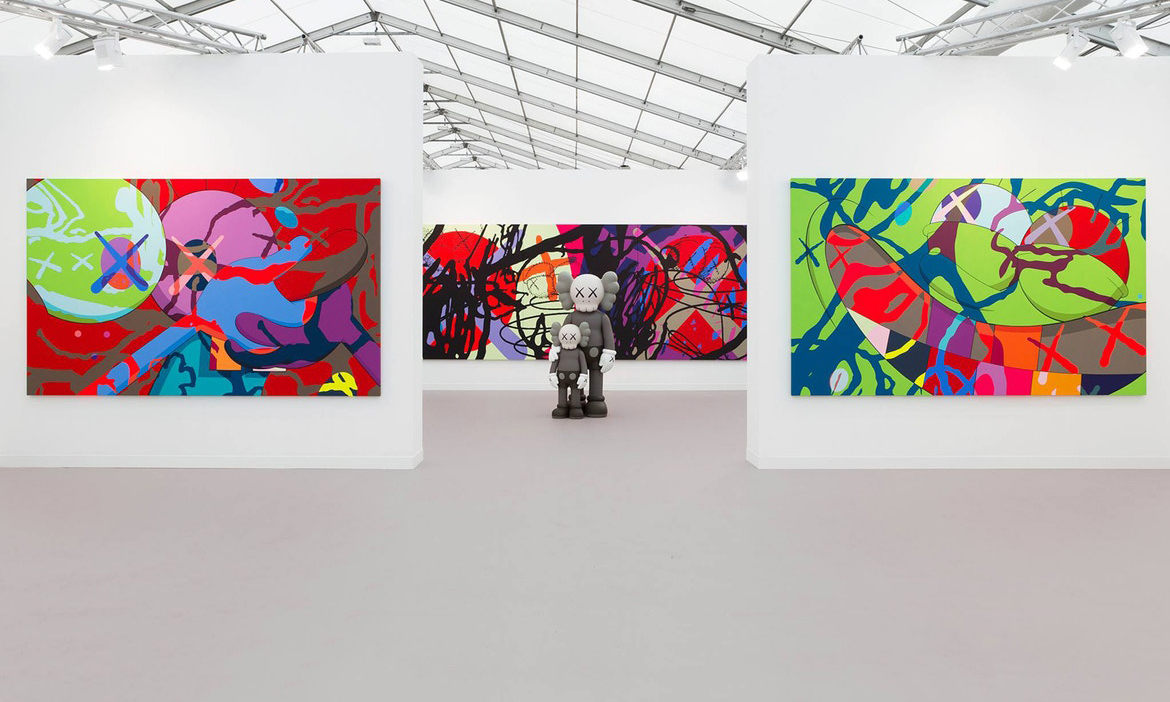 KAWS 在 2017 年伦敦弗里兹艺博会展出作品一览