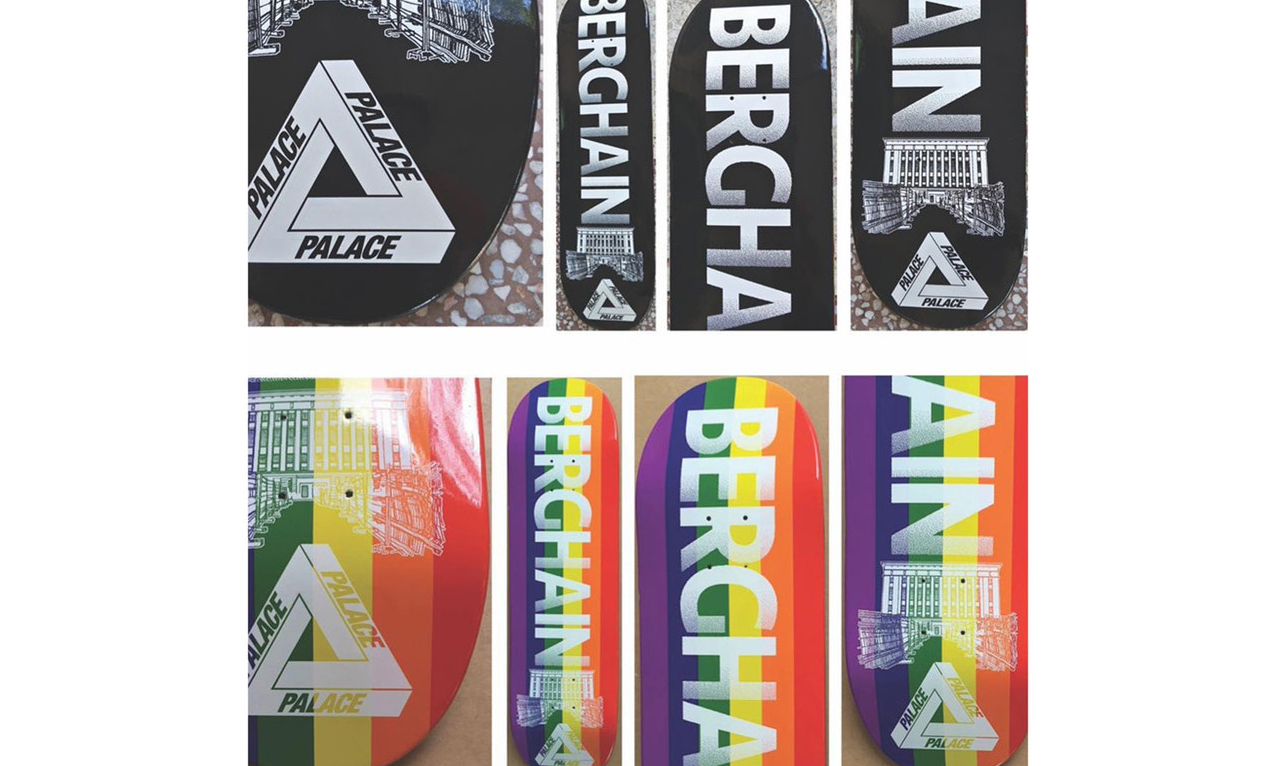 Palace Skateboards 与柏林夜店 Berghain 合作板面释出