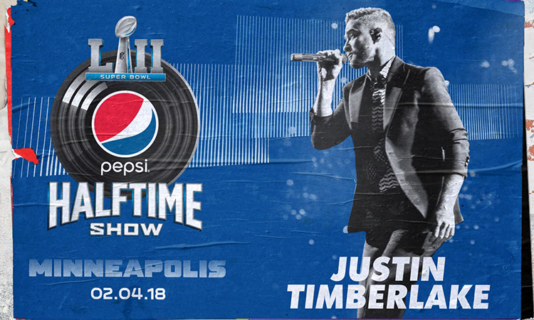 Justin Timberlake 将担任第 52 届超级碗中场秀表演嘉宾