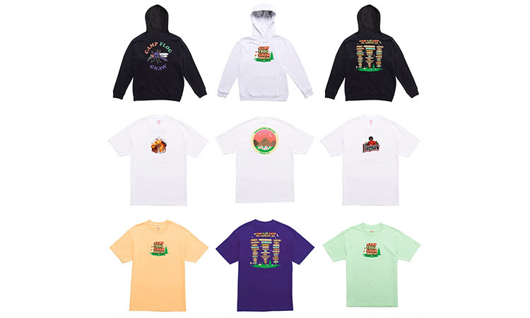 Tyler, The Creator 为 Camp Flog Gnaw Carnival 推出一组别注产品