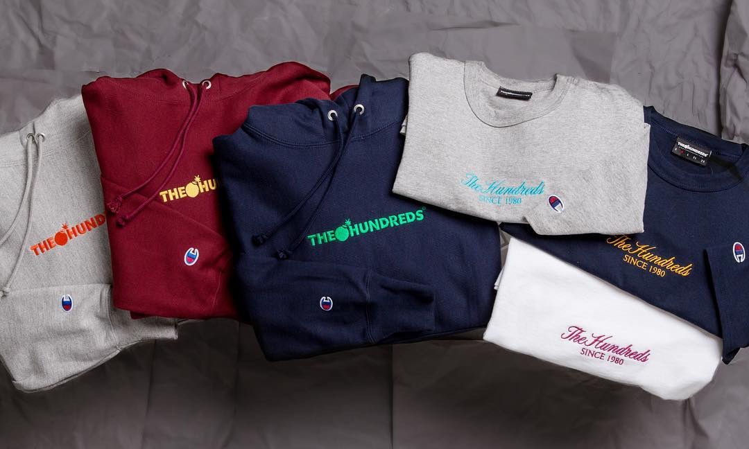 The Hundreds 携手 Champion Reverse Weave 推出联乘系列
