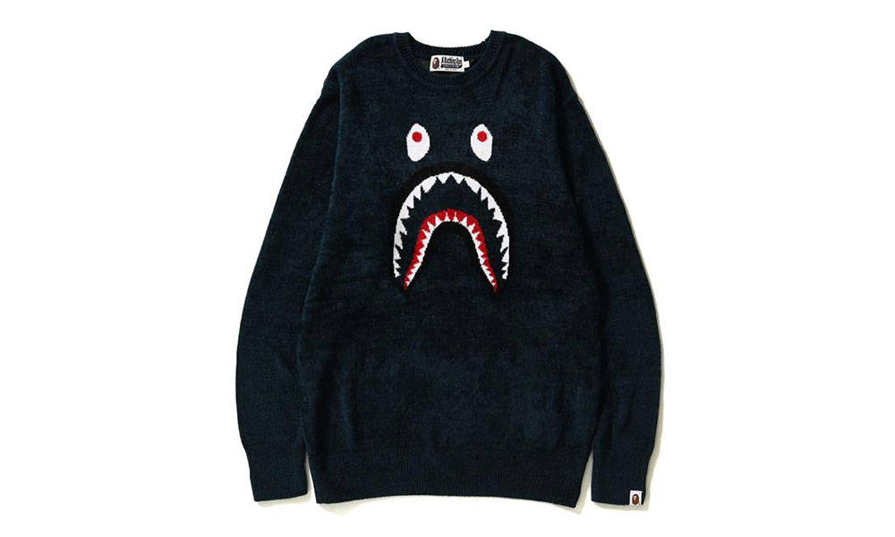 A BATHING APE® 推出 SHARK KNIT 系列