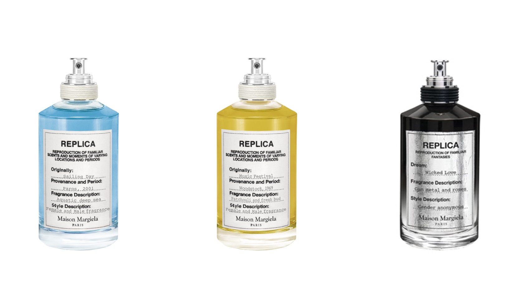 Maison Margiela 经典香水 “REPLICA” 将推出 3 款新香