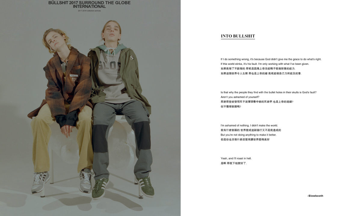 BULL$HIT 2017 “SURROUND THE GLOBE” 秋冬系列造型 Lookbook