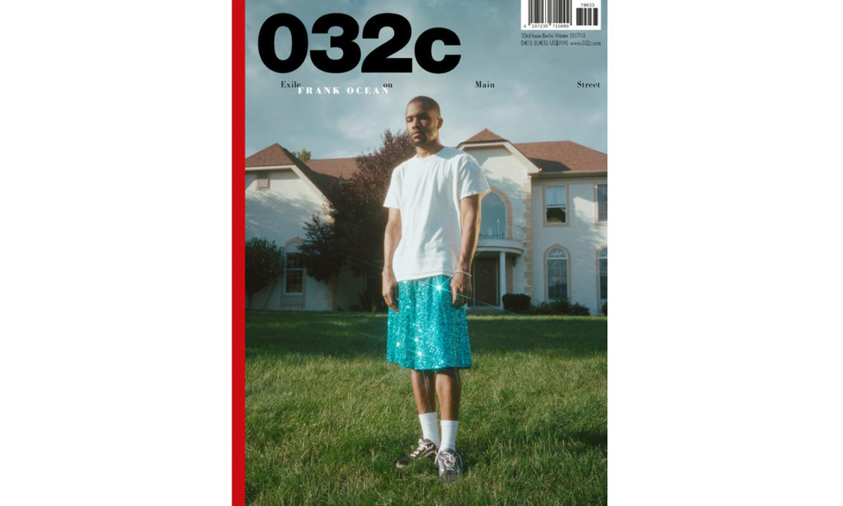 Frank Ocean 登上《032c》2017/2018 冬季刊封面