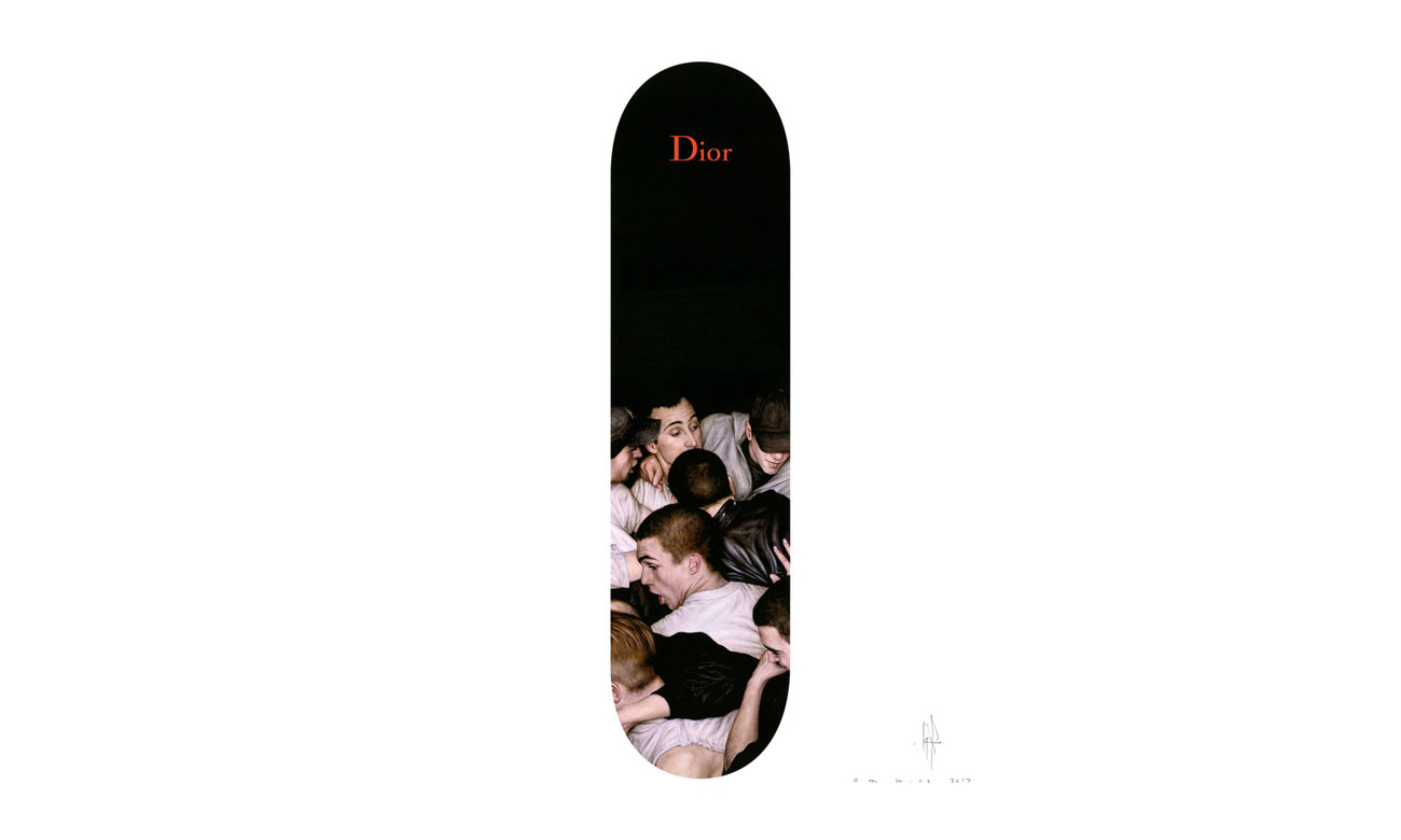 Dan Witz 发布与 Dior Homme 合作印布
