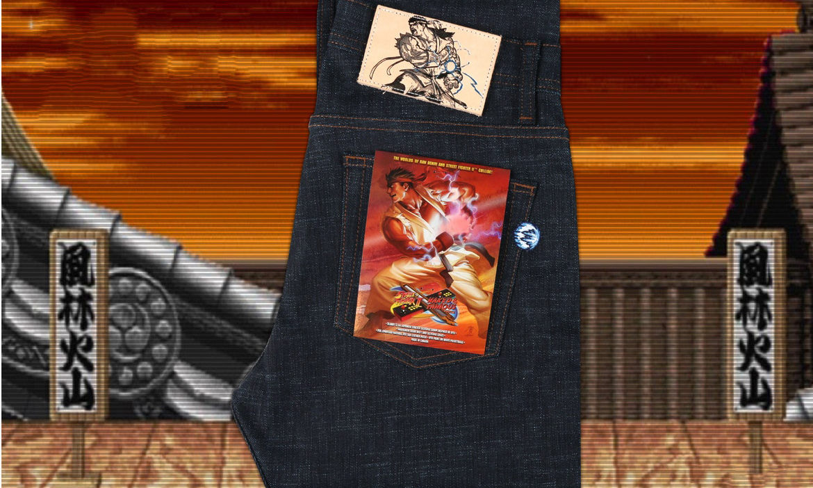 Naked & Famous x CAPCOM 推出 “Street Fighter II” 丹宁裤