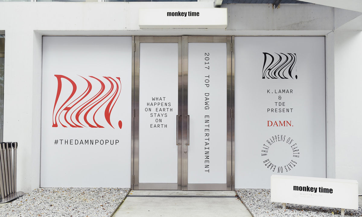 一览 Kendrick Lamar “DAMN.” 东京期间限定店